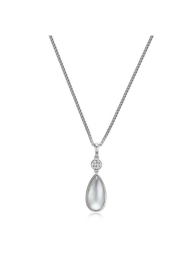 925 silver necklace Elle drop