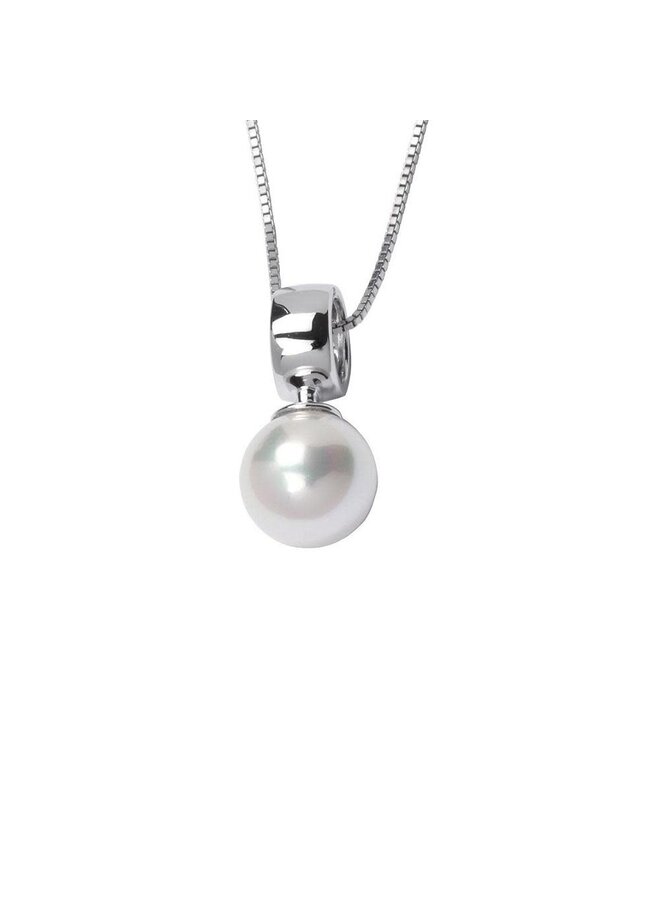 .925 ELLE pearl pendant chain included 18''