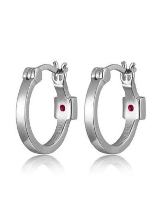 Boucle d'oreille Elle anneau 15mm .925