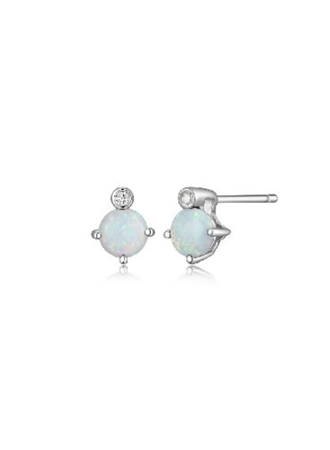 Elle opal fixed earring .925