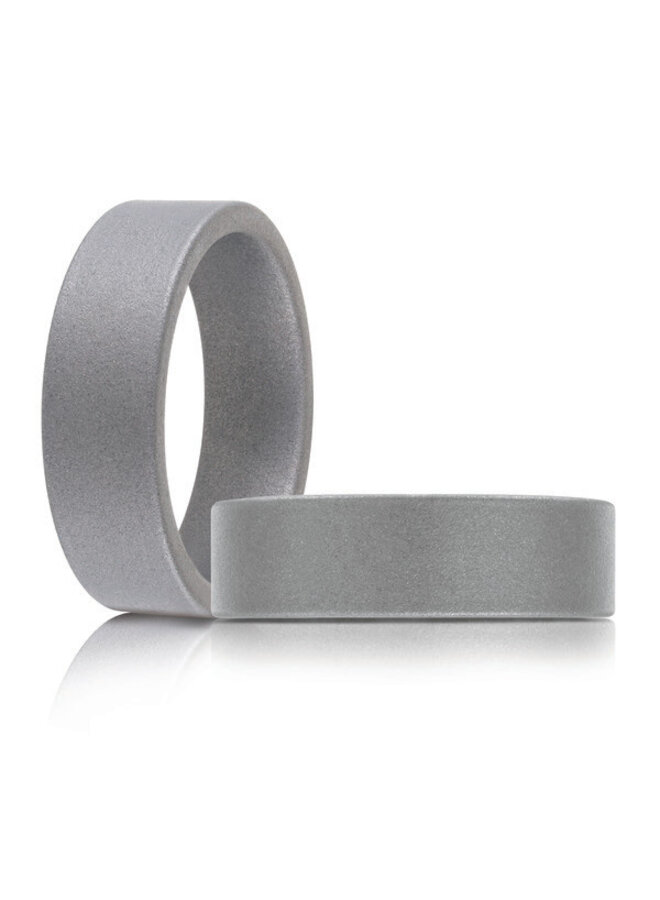 Jonc tungstène gris mat 7 mm