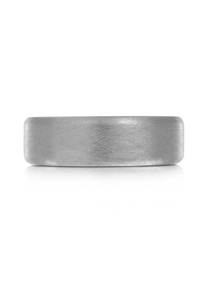 Brushed Tungsten bangle 7mm