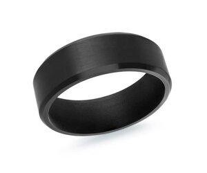 Homxi Bague Homme Acier Inoxydable Brossé 6 Mm – Anneau Rond Argent Ou Noir – Bague Fiancée Ou Alliance Style Minimaliste