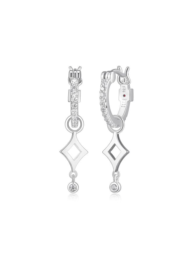 Boucle d'oreille 925 Stellar cz