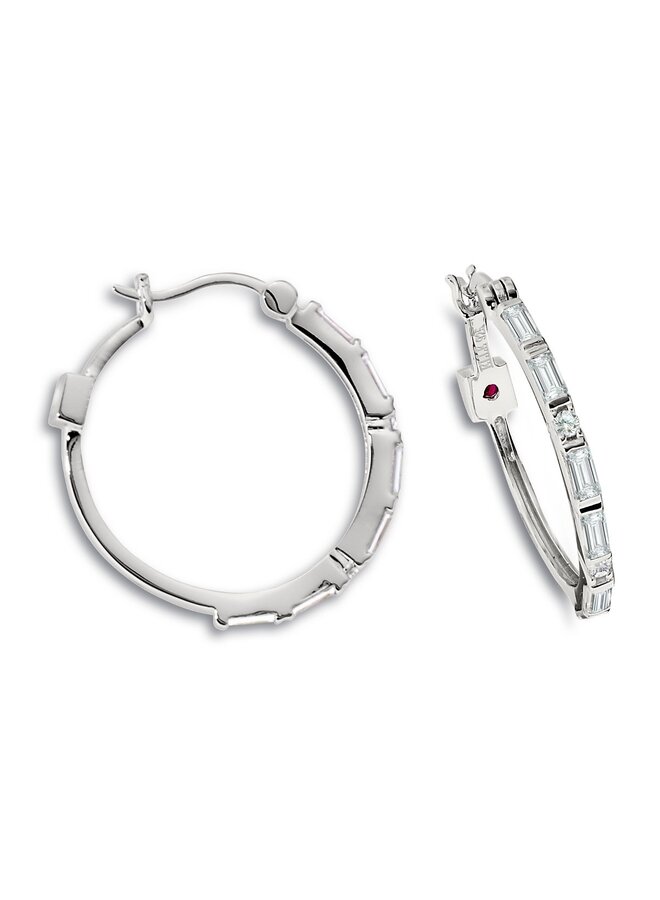 .925 ELLE ring earring with cubic