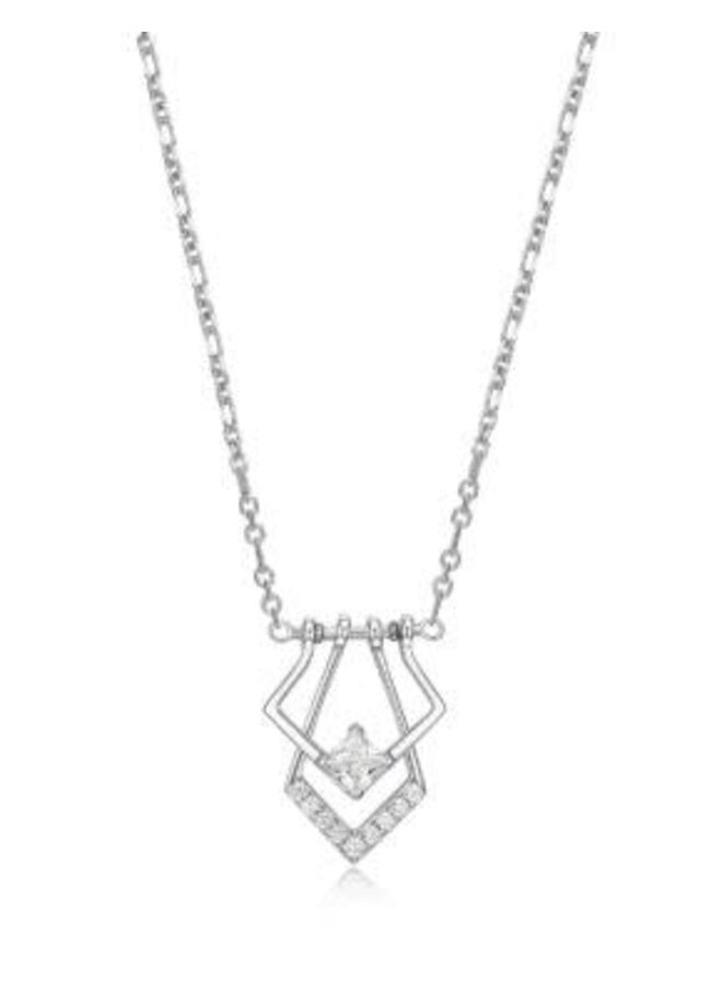 Pendentif Elle Art Deco 925 chaine incluse