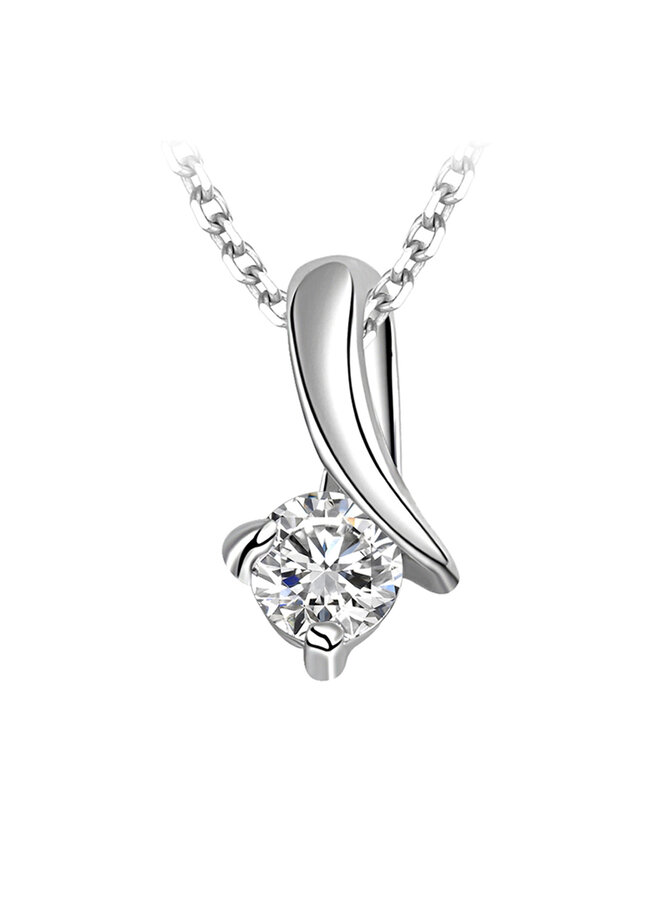 LEGEND PENDANT 925 SWIRL 6MM CZ