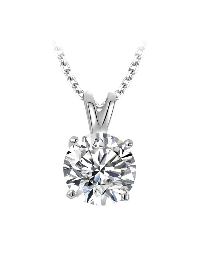 PENDENTIF SOLITAIRE 925 CH INCLUSE