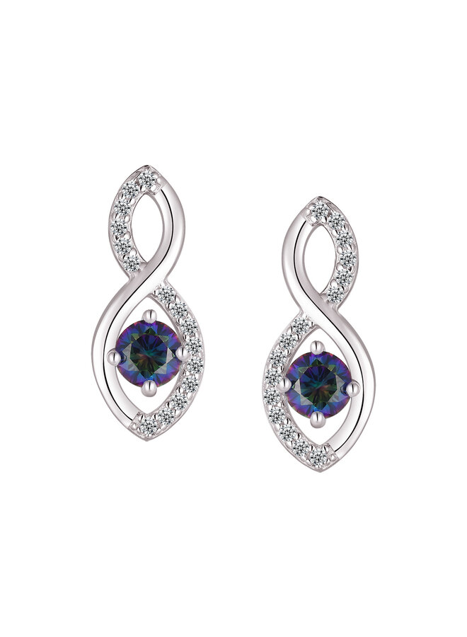 B.Oreille 925 Topaze Mystique