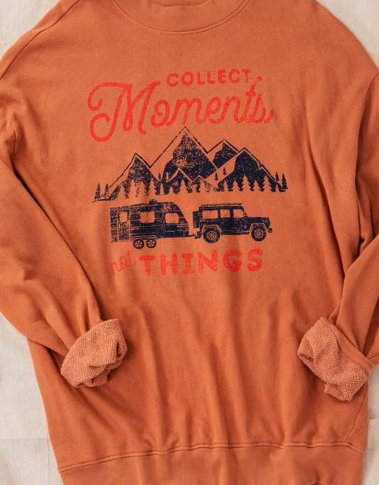 orange graphic sweatshirt