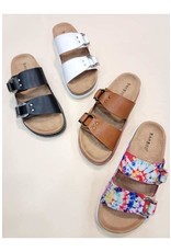 Casual Slide Sandals Tan