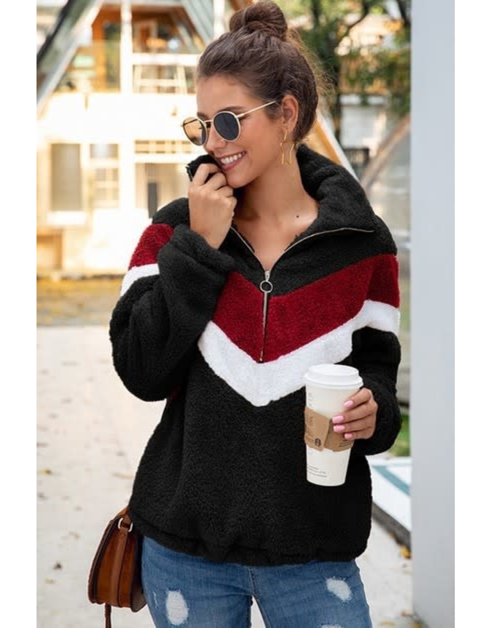 Zippered Cozy Pullover