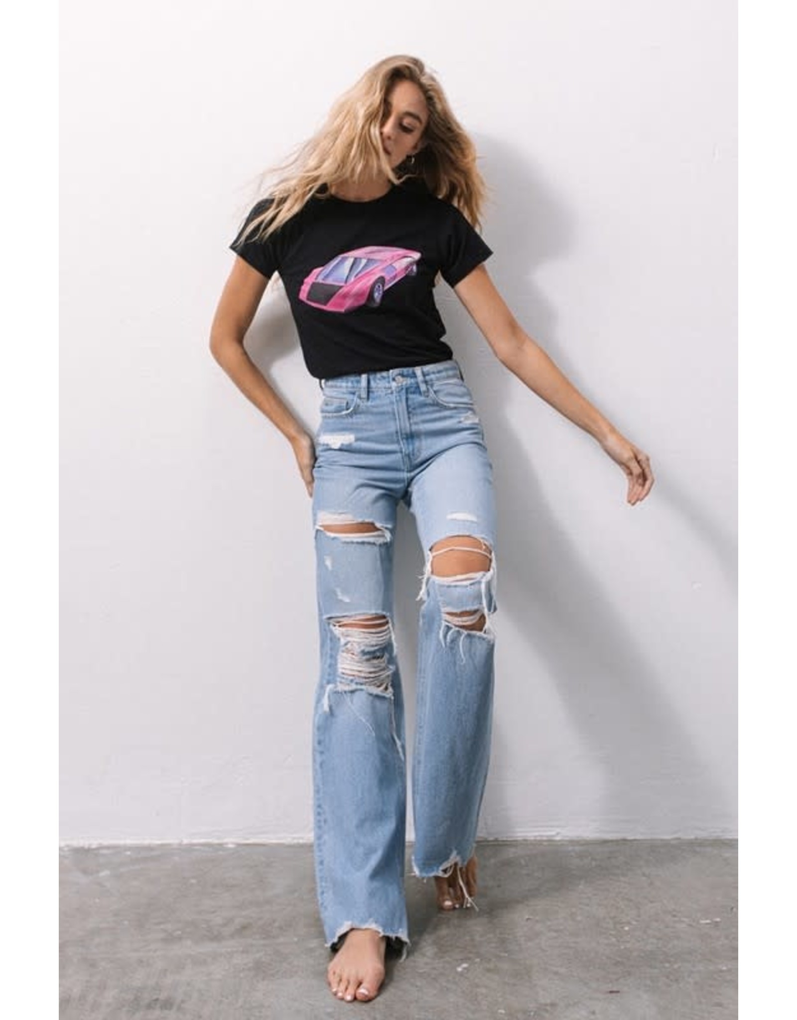 90's Vintage Flare Jeans By Flying 