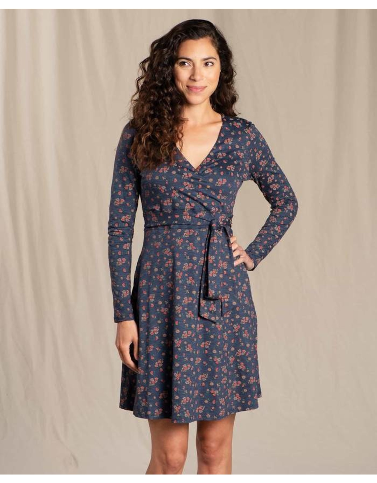 Cue Wrap LS Dress - Planet Access Co.