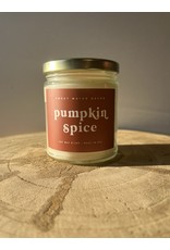 Sweet Water Decor Pumpkin Spice Soy Candle - Clear Jar - 9 oz