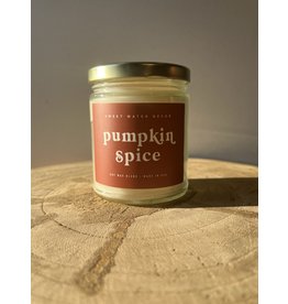 Sweet Water Decor Pumpkin Spice Soy Candle - Clear Jar - 9 oz