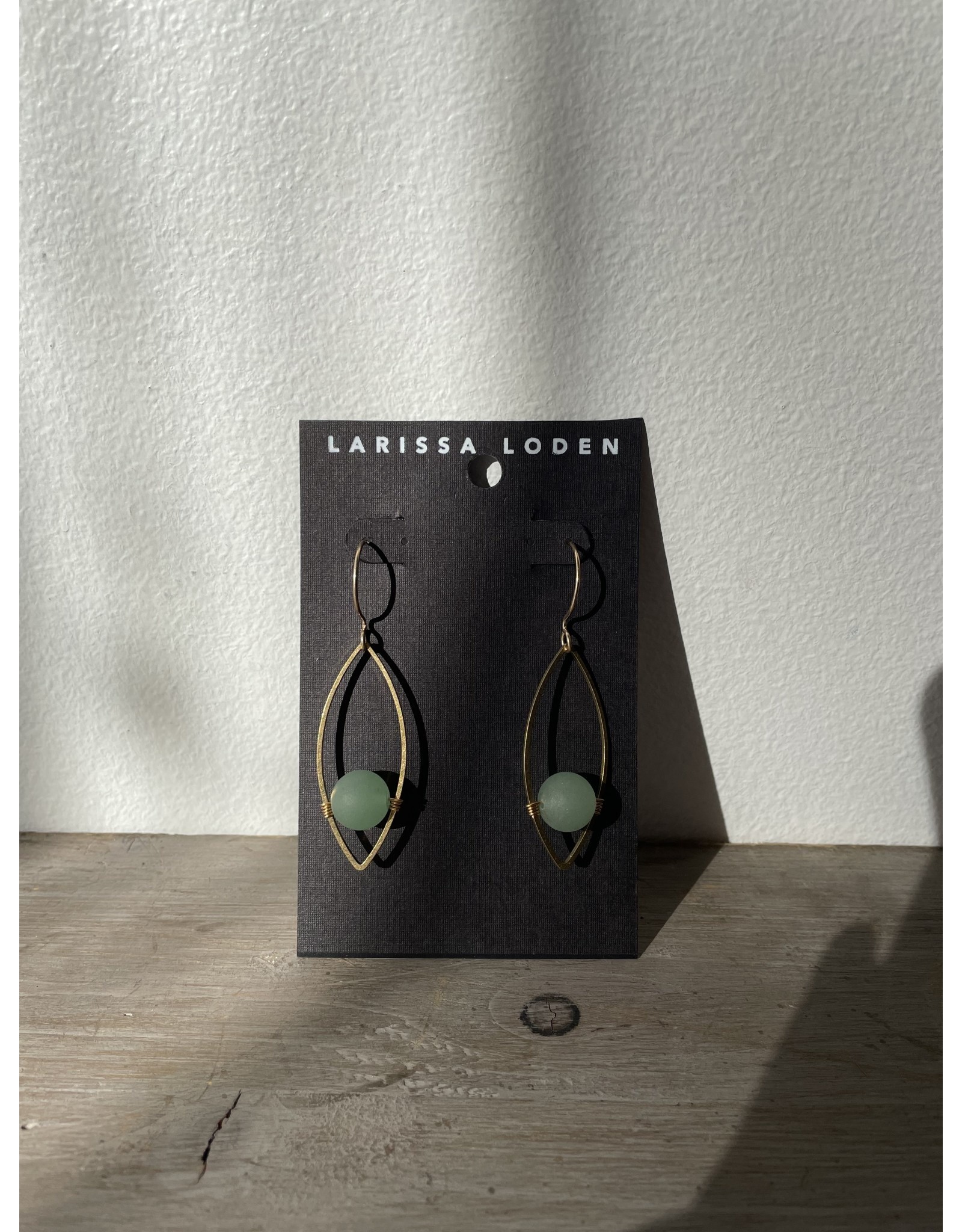 Georgia Earrings  Limited Edition Green Aventurine