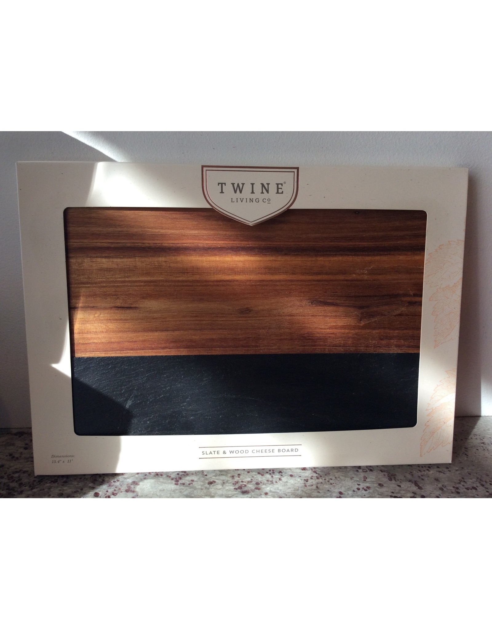 Twine Wood & Slate Cheese Board