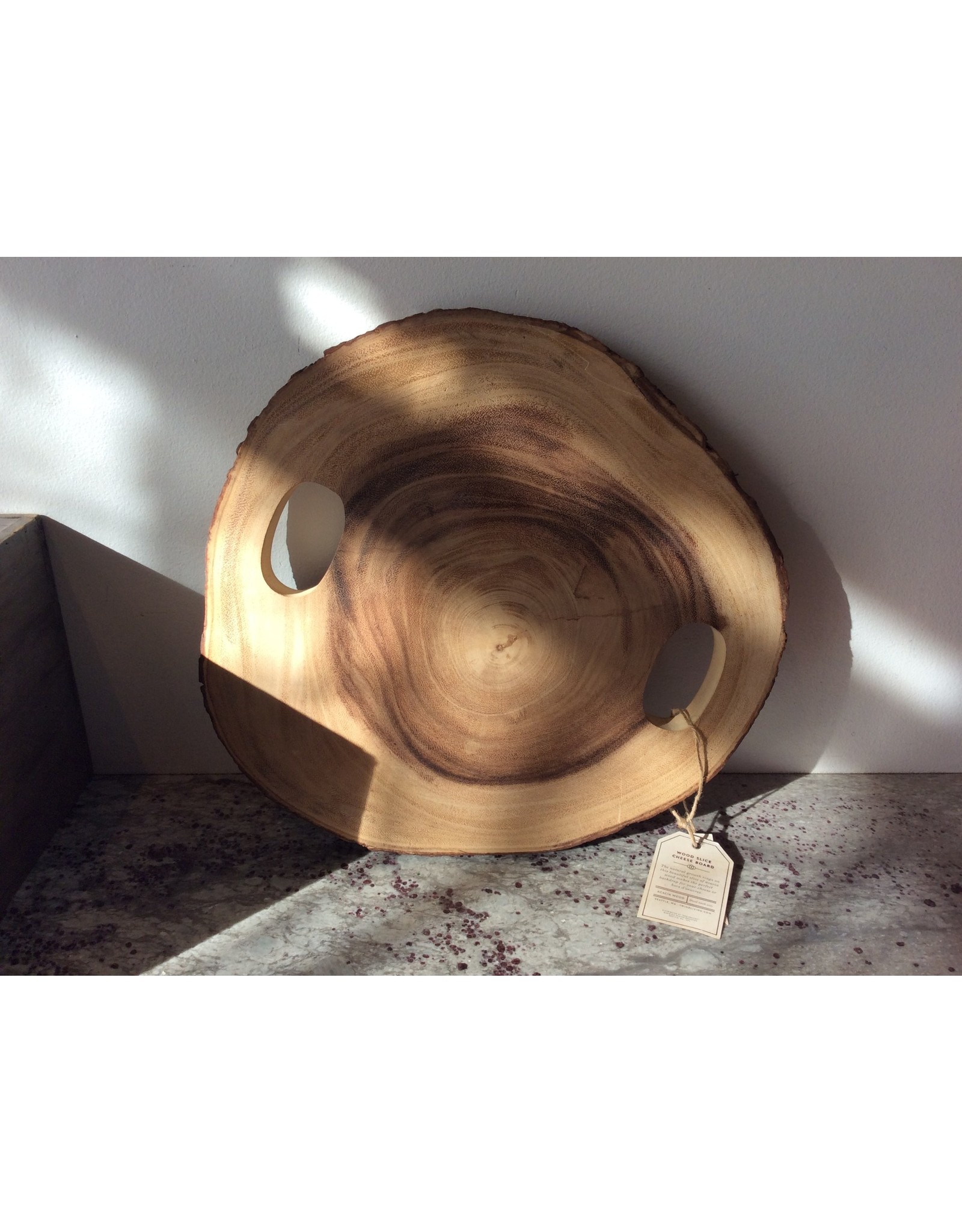 Rustic Farmhouse™ Acacia Wood Cheese Board by Twine Access Co.