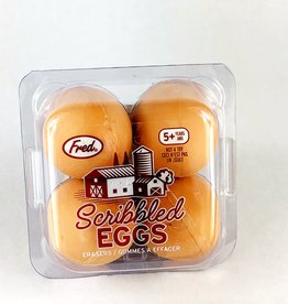 Fred & Friends SCRIBBLED EGGS - EGG ERASERS-4