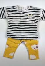 CATIMINI Stripe Shirt/Pant Set
