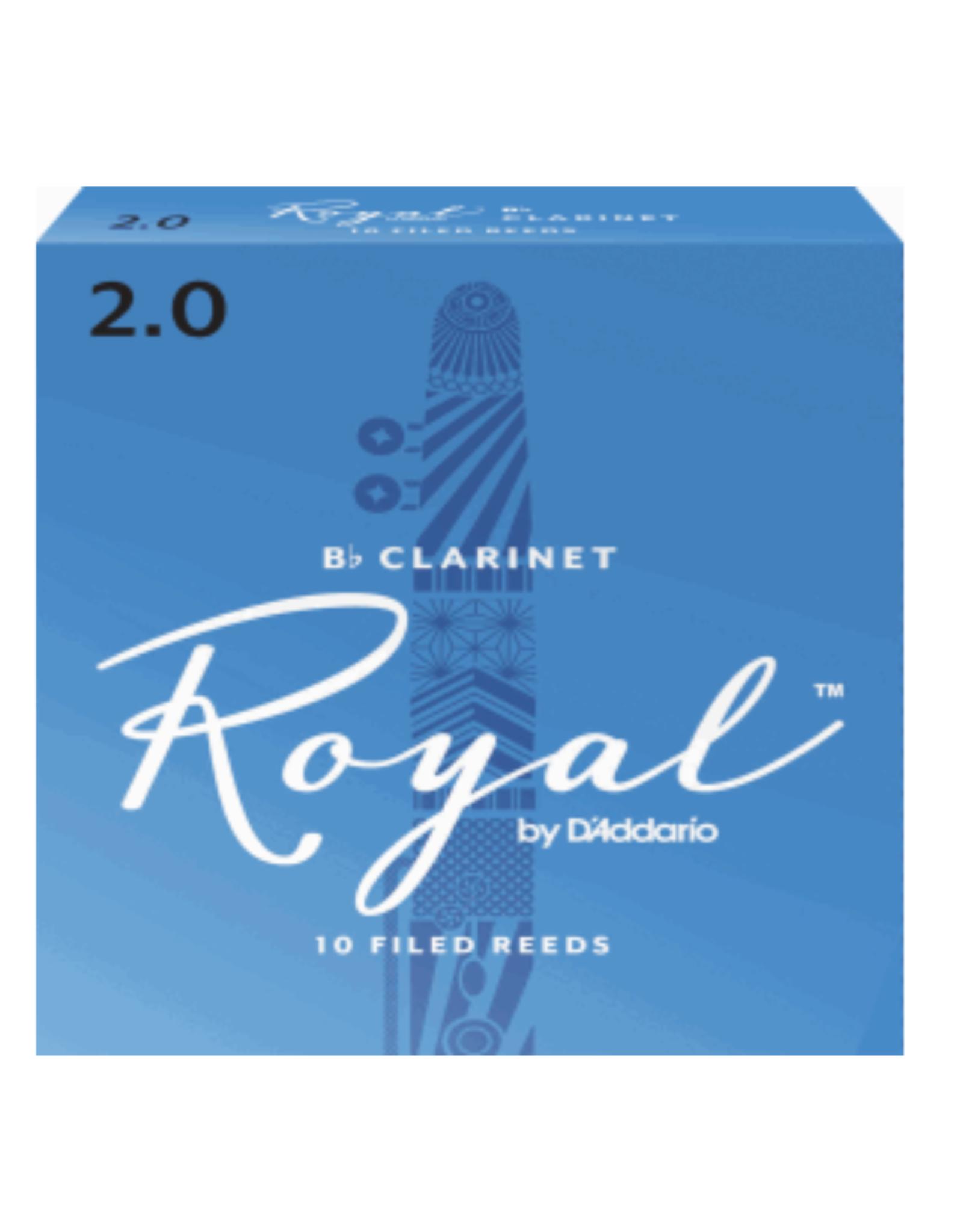Woodwinds Rico Royal by D'Addario Bb Clarinet Reeds