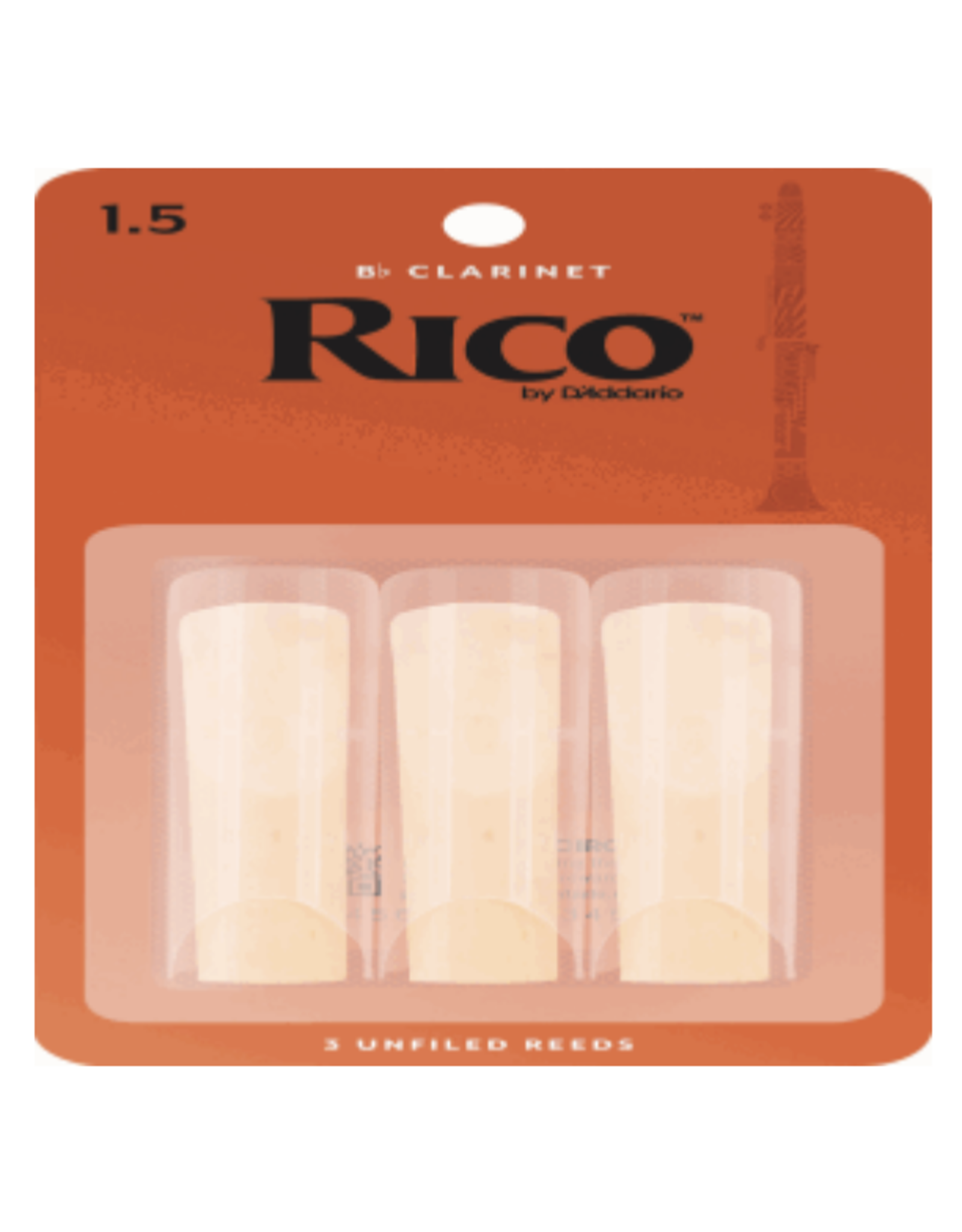Woodwinds Rico by D'Addario Bb Clarinet Reeds