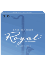 Woodwinds Rico Royal by D'Addario Bass Clarinet Reeds 10-Pack