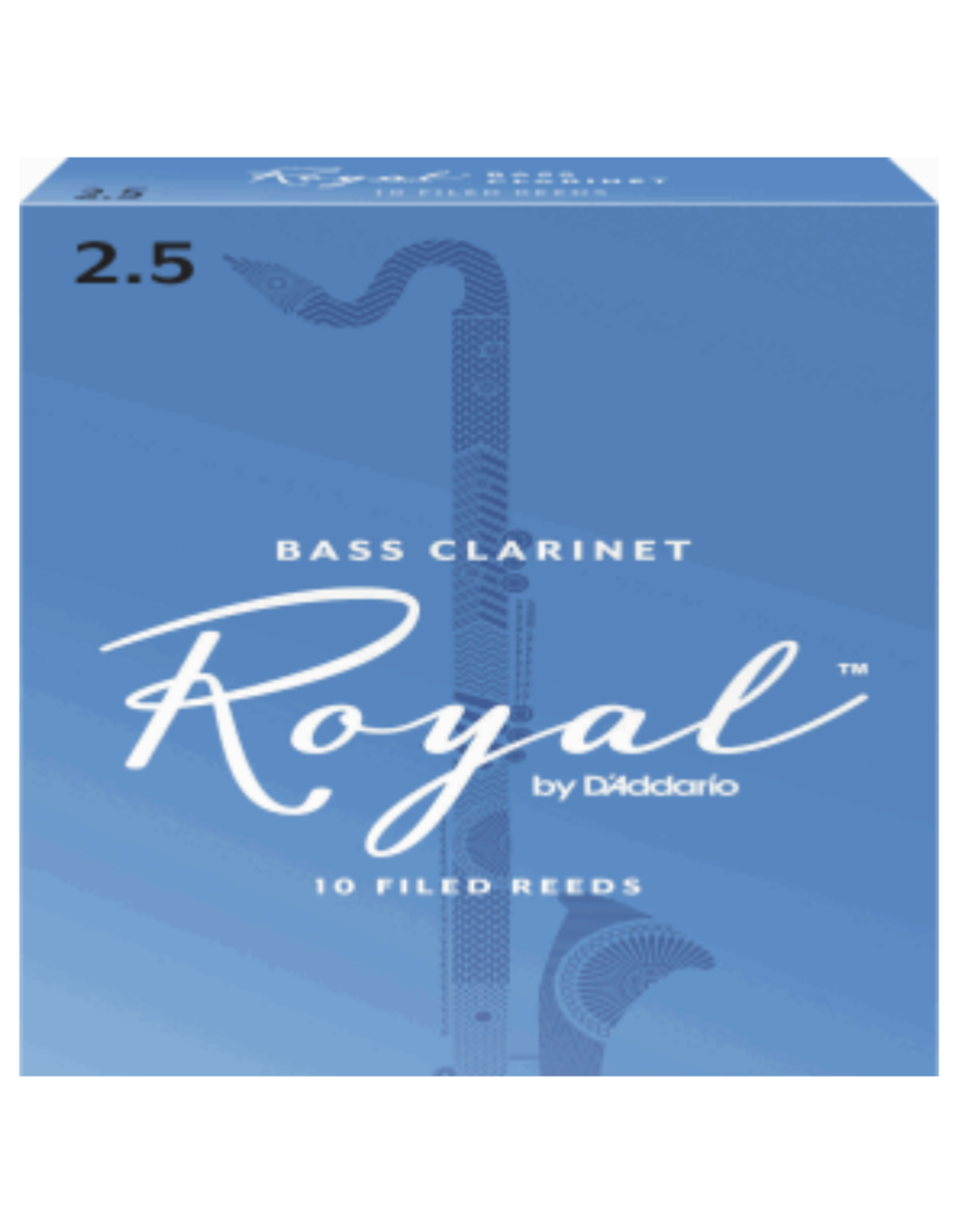 Woodwinds Rico Royal by D'Addario Bass Clarinet Reeds 10-Pack