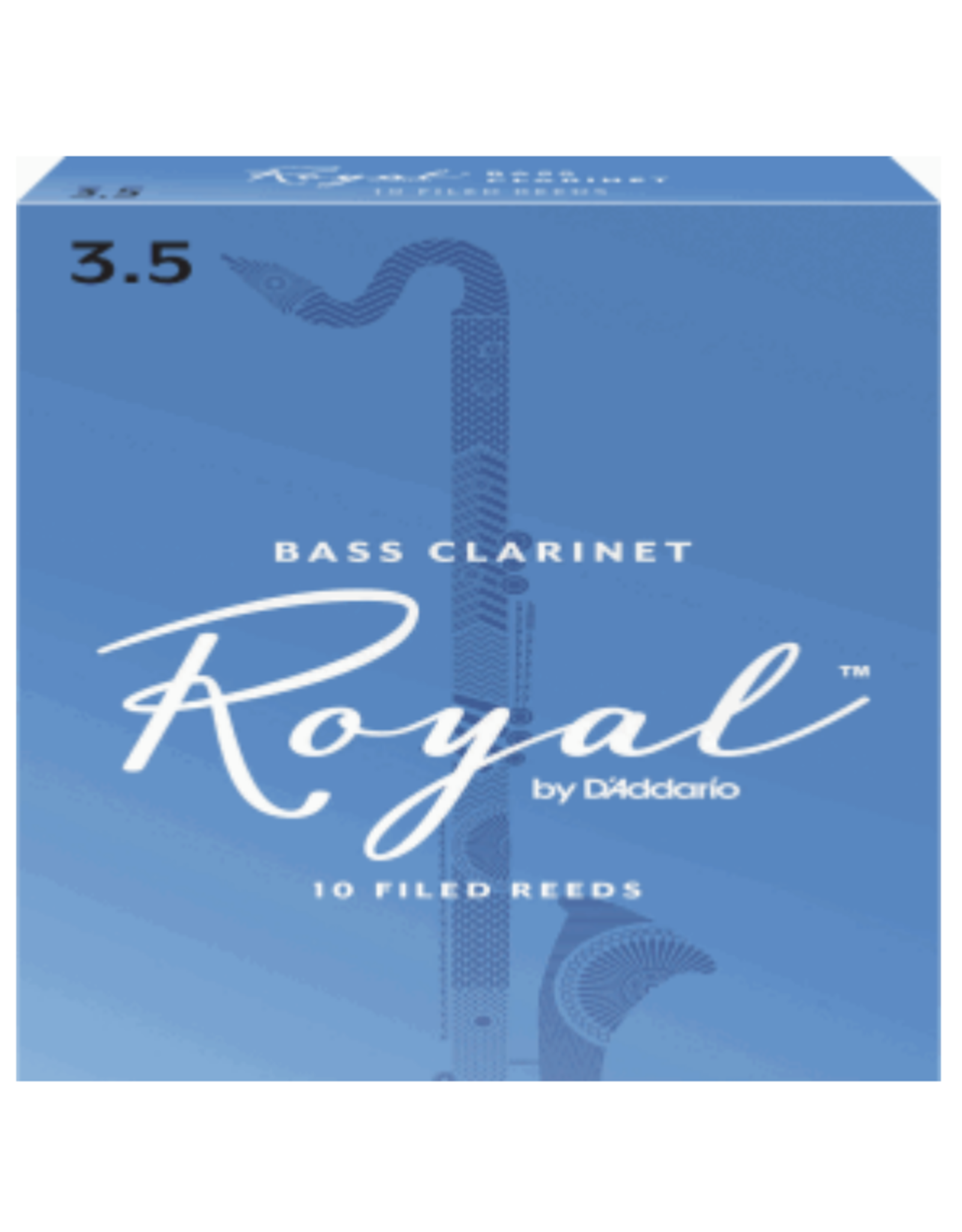 Woodwinds Rico Royal by D'Addario Bass Clarinet Reeds 10-Pack
