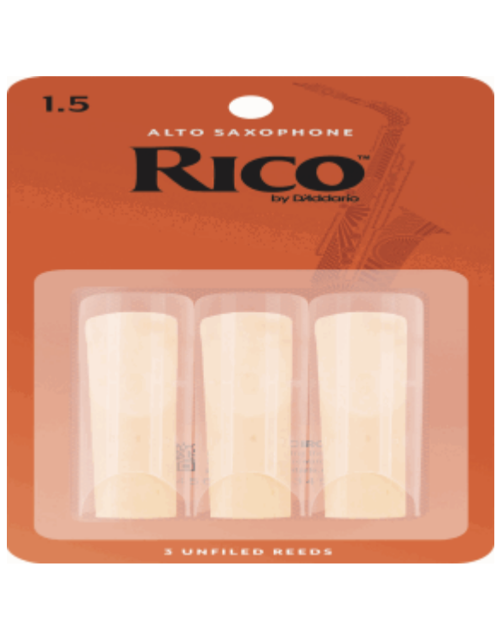 Woodwinds Rico by D'addario Alto Sax Reeds