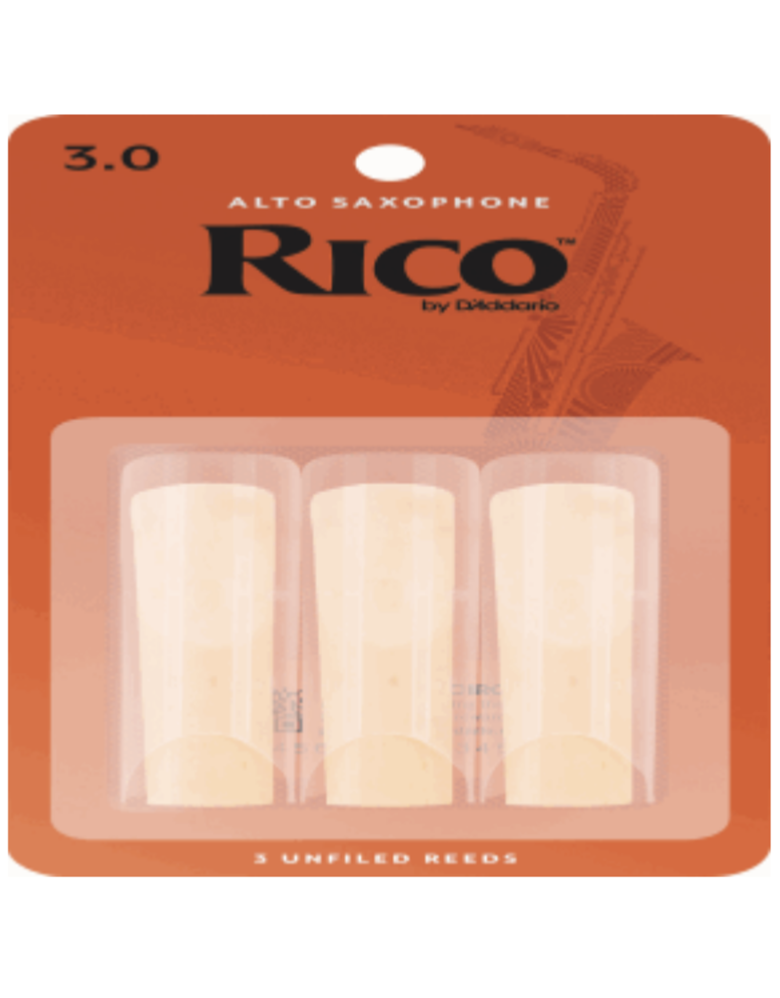 Woodwinds Rico by D'addario Alto Sax Reeds