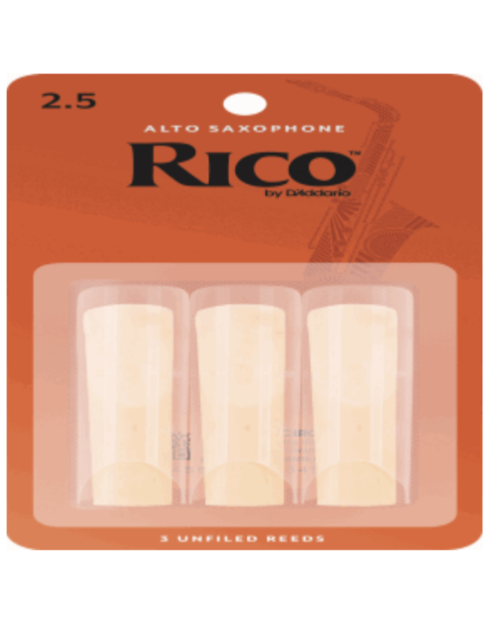 Woodwinds Rico by D'addario Alto Sax Reeds