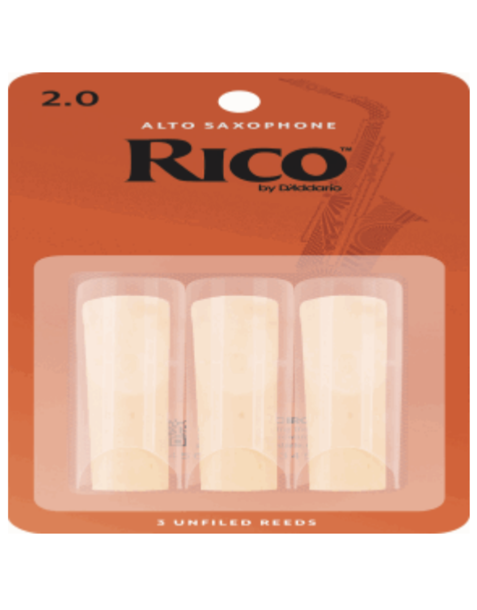 Woodwinds Rico by D'addario Alto Sax Reeds