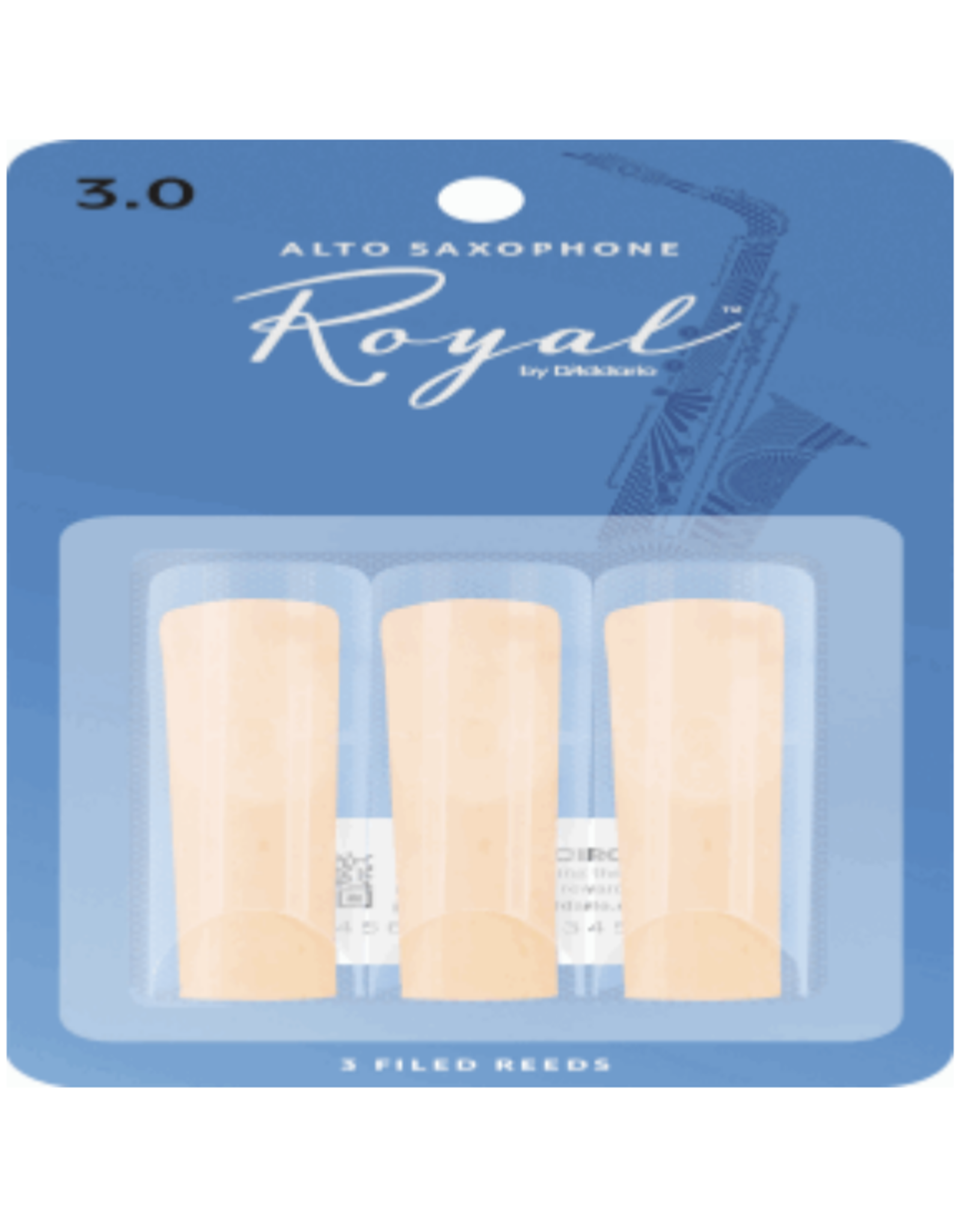 Woodwinds Rico Royal by D'addario Alto Sax Reeds