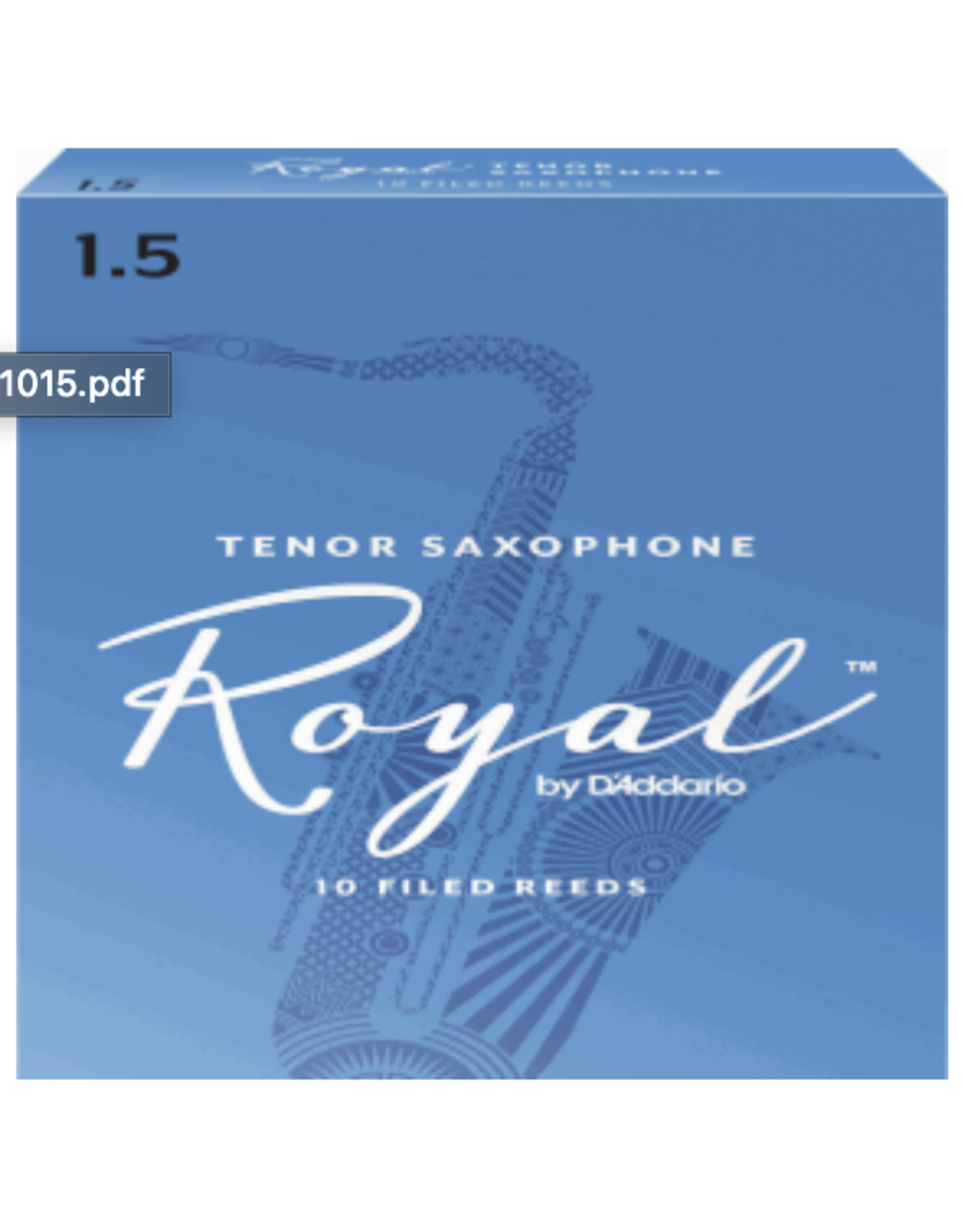 D'Addario Rico Royal By D'addario Tenor Sax Reeds