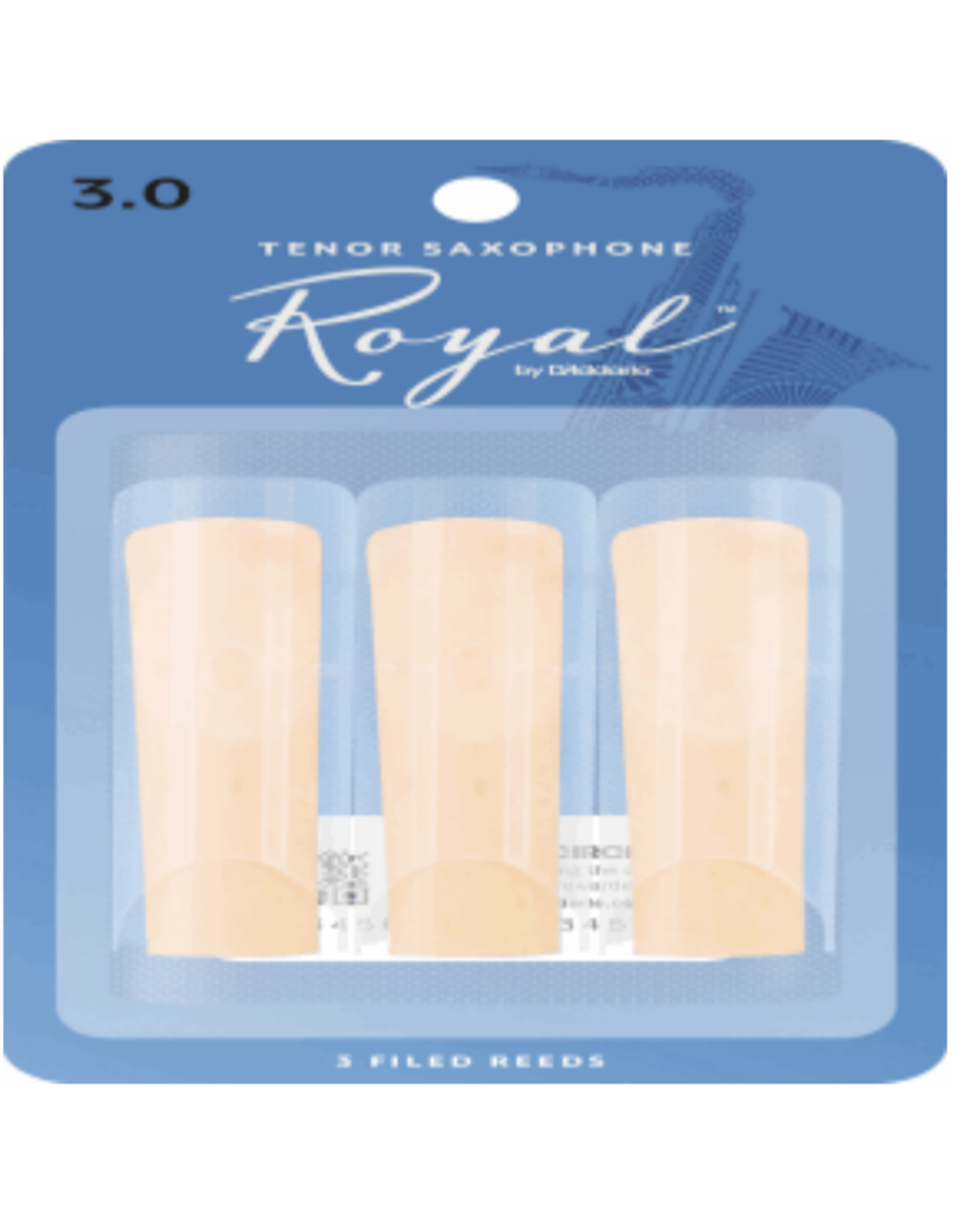 Woodwinds Rico Royal By D'addario Tenor Sax Reeds