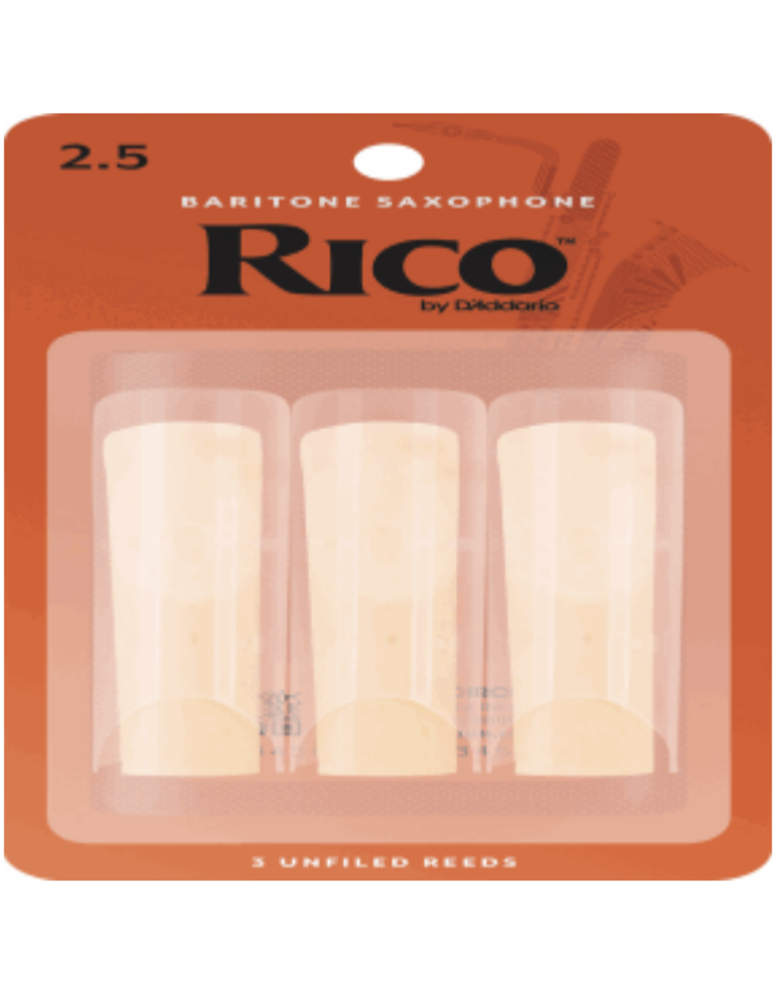 Woodwinds Rico by D'Addario Baritone Sax Reeds