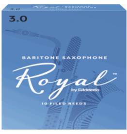 Woodwinds Rico Royal by D'Addario Baritone Sax Reeds 10-Pack