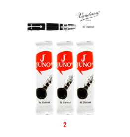 Vandoren Vandoren JUNO Bb Clarinet Reeds; 3 Card