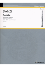 Edition Schott Danzi Sonate for Clarinet and Piano