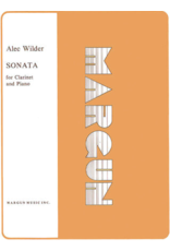 Margun Music Inc. Wilder Sonata For Clarinet and Piano Margun Music