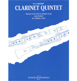 Hal Leonard Mozart - Clarinet Quintet in A, K.581 Reduction for Clarinet and Piano (arr. Hyde) Boosey & Hawkes Chamber Music