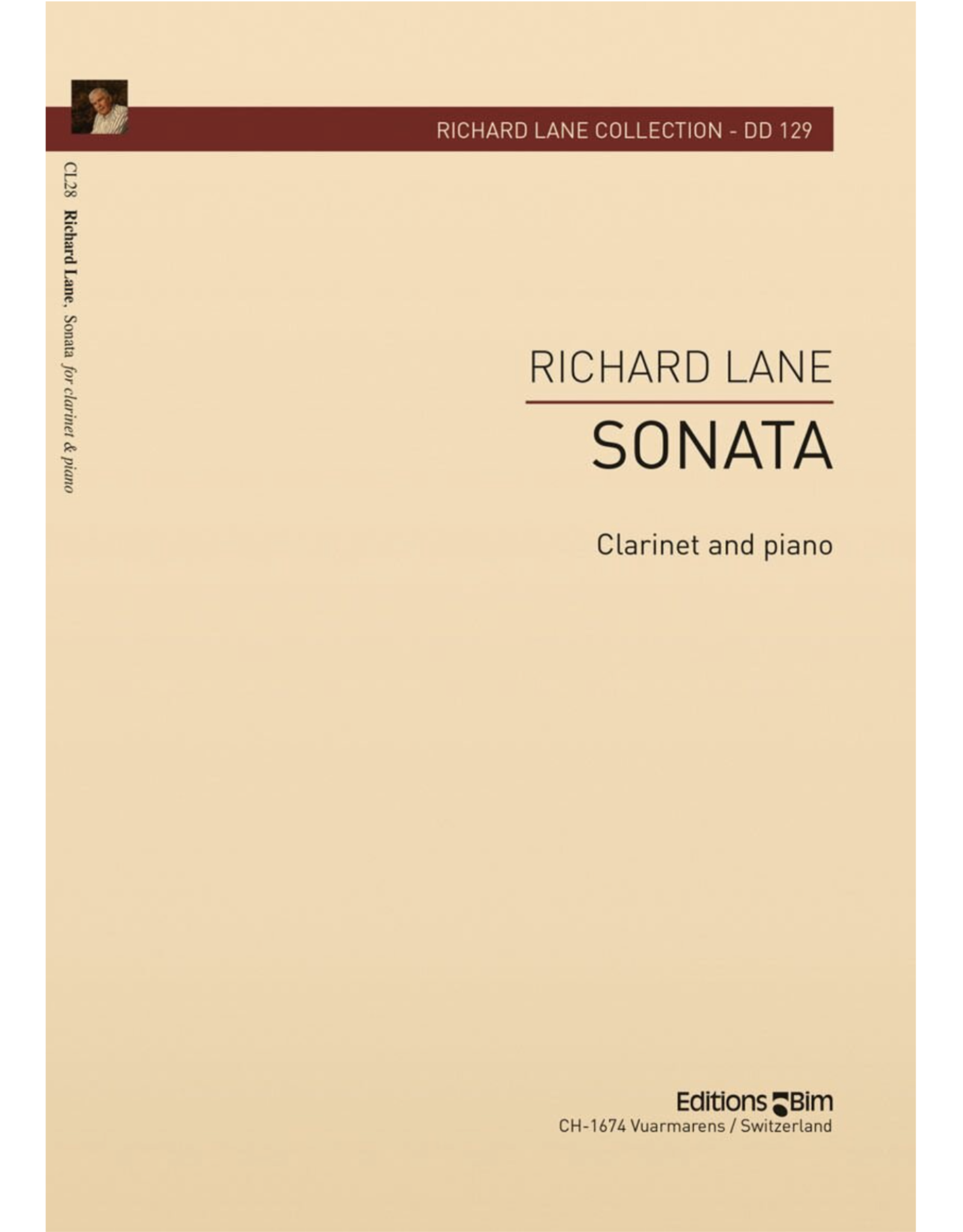 Generic Richard Lane - Sonata for Clarinet and Piano
