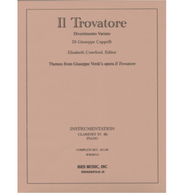 Generic Verdi  - Il Trovatore For Clarinet and Piano (Arr. Cappelli)