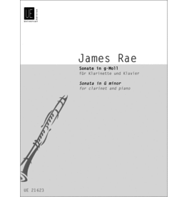 UNIVERSAL EDITION Rae - Sonata in G minor for clarinet and piano