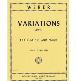 International Weber - Variations Op. 33 for Clarinet and Piano
