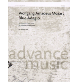 Alfred Mozart - Blue Adagio For Solo Clarinet W/ Piano Acc.