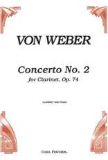 Carl Fischer LLC Weber Concerto No. 2 Op. 74 Clarinet Solo