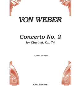 Carl Fischer LLC Weber Concerto No. 2 Op. 74 Clarinet Solo